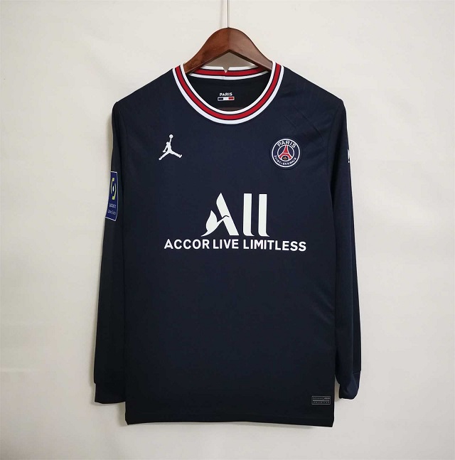 AAA Quality Paris St Germain 21/22 Home Long Soccer Jersey